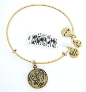yzuXbg@ANZT?@AbNXy_guXbgS[h^ alex and ani because i love you pendant bracelet rigid with gold finish 23