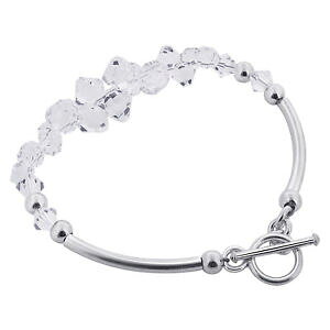 yzuXbg@ANZT?@Vo[ANZgr[YXtXL[GgNX^nhChuXbgNA925 silver accents beads swarovski elements clear crystal handmade