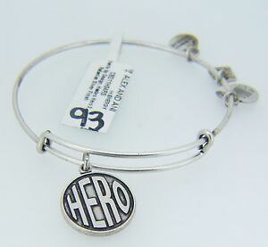 �y���������z�u���X���b�g�@�A�N�Z�T��?�@�A���b�N�X�V���o�[�u���X���b�g alex and ani hero charm bracelet with silver finish 93