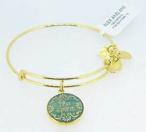 【送料無料】ブレスレット アクセサリ? アレックスエナメルブレスレットゴールド alex and ani free spirit charm enamel bracelet with gold finish 321