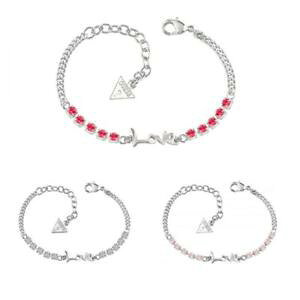 �y���������z�u���X���b�g�@�A�N�Z�T��?�@�u���X���b�g�X�e�����X�X�����t�X�L�[womens guess bracelet stainless steel swarovski love joy passion stones