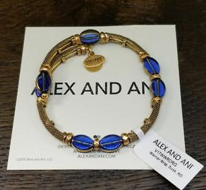 yzuXbg@ANZT?@^OAbNXr[YuXbgt@GAS[hbv with tags alex and ani blue dusk warrior wrap beaded bracelet rafaelian gold