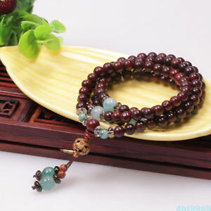 �y���������z�u���X���b�g�@�A�N�Z�T��?�@�J���[�r�[�Y�u���X���b�gnatural old color moon stars bodhi 108 buddhism bead bracelet