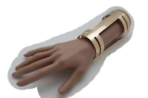 yzuXbg@ANZT?@uXbgJtg women gold wrist bracelet cuff long big jewelry retro wonder