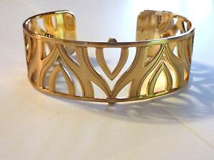 yzuXbg@ANZT?@uCgXNS[hg[JtuXbgCh{bNXbrighton christo moscow gold tone cuff bracelet 1 wide in box