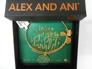 yzuXbg@ANZT?@AbNXS[h{bNXuXbgNX}Xalex and ani joy to the world shiny gold charm bracelet christmas in box