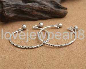 �y���������z�u���X���b�g�@�A�N�Z�T��?�@�j���[listingpure s925�X�^�[�����O���P�b�g�x���u���X���b�g listingpure s925 sterling silver retro simple delicate bell womens bracelet