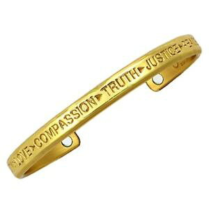 �y���������z�u���X���b�g�@�A�N�Z�T��?�@�Z���W�I�J�t�u���X���b�gsergio lub magnetic cuff bracelet magnetic compassion brass medium