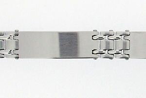 yzuXbg@ANZT?@XeXX`[pluXbg3 panel bracelet in stainless steel b30s
