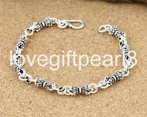 【送料無料】ブレスレット アクセサリ? s925スターリングリバイバルvajraブレスレットpure s925 sterling silver retro vajra simplicity fashion bracelet