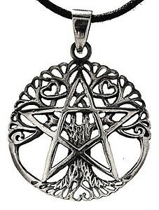 �y���������z�u���X���b�g�@�A�N�Z�T��?�@�f���A���W�F���gn250 arbre de la vie pendentif en argent 925 yggdrasil pentagramme larbre