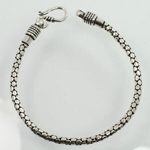 �y���������z�u���X���b�g�@�A�N�Z�T��?�@�u���X���b�g�R�u���`�F�[���X�^�[�����O�V���o�[handmade artisan bracelet 4 mm cobra chain 925 sterling silver whole store