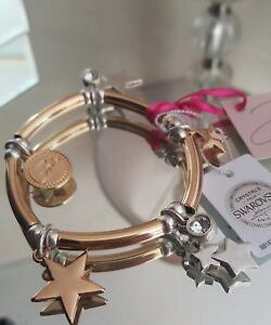 yzuXbg@ANZT?@rrX^[XtXL[NX^uXbgSobObibi bijoux gold plated stars amp; swarovski crystal stetch bracelet bnwt amp;logo bag