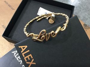 ブレスレット　アクセサリ―　アレックスアニブレスレットrafaelianalex and ani wrap bracelet rafaelian gold tone love retired