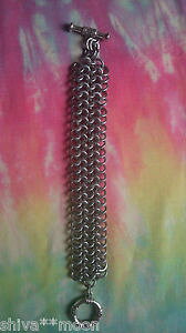 �y���������z�u���X���b�g�@�A�N�Z�T��?�@�q�b�s�[�u���X���b�g�X�e�����X�X�`�[�������Yhippy boho bracelet stainless steel larp mens handcrafted artisan european a6