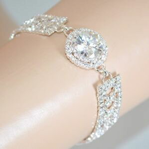 �y���������z�u���X���b�g�@�A�N�Z�T��?�@�V���o�[�u���X���b�g���C���X�g�[���p�[�e�B�u���X���b�gsilver woman bracelet rhinestone crystals bride wedding elegant party bracelet z10