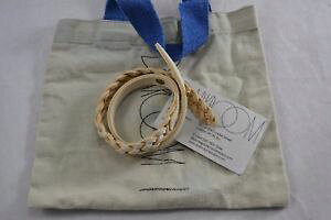 �y���������z�u���X���b�g�@�A�N�Z�T��?�@�o�b�O���U�[�J�t�u���X���b�gdark room white leather cuff bracelet in bag
