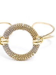 �y���������z�u���X���b�g�@�A�N�Z�T��?�@�T�[�N���J�t�u���X���b�gombre circle cuff bracelet in gold and silver
