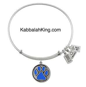 �y���������z�u���X���b�g�@�A�N�Z�T��?�@�v���^wind amp; fire azul oscuro huellas estampadas colgante plata pulsera extensible