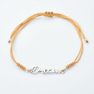 �y���������z�u���X���b�g�@�A�N�Z�T��?�@�u���X���b�g�X�^�[�����O�V���o�[letter for you bracelet dream 401264 sterling silver textile