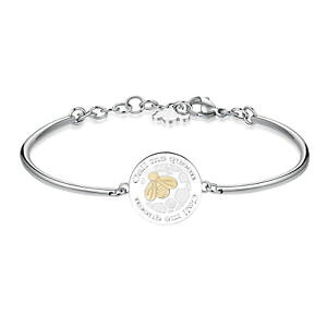 �y���������z�u���X���b�g�@�A�N�Z�T��?�@brosway �u���X���b�g�`���N���n�`bhk283brosway, bracelet chakra bee intelligence, feminine , honey bhk283