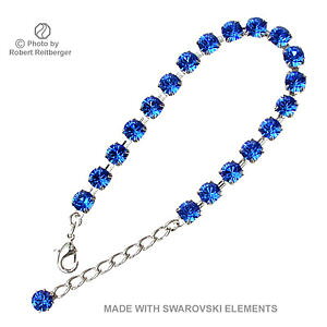 yzuXbg@ANZT?@XtXL[GgTt@CAuXbgsilver plated bracelet with swarovski elements blue sapphire color