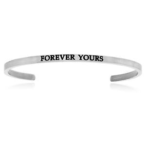 �y���������z�u���X���b�g�@�A�N�Z�T��?�@�X�e�����X�J�t�X�u���X���b�gstainless steel forever yours cuff bracelet