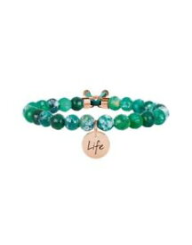 【送料無料】ブレスレット　アクセサリ—　シンボルスチールブレスレットハーモニーyoung adult symbols steel bracelet 731047 green agate harmony