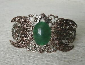 yzuXbg@ANZT?@gv[JtuXbgcopper triple moon cuff bracelet, wiccan pagan wicca witch witchcraft goddess