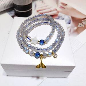 �y���������z�u���X���b�g�@�A�N�Z�T��?�@�Q�C���[���[���X�g�[���X�^�[�����O�V���o�[�t�B�b�V���e�C���V�F���X�^�[�u���X���b�g5mm gary moonstone 925 sterling silver fishtailamp;shell star three circle 