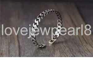 yzuXbg@ANZT?@X^[OVo[VvuXbgpure s925 sterling silver individuality simple opening womens bracelet