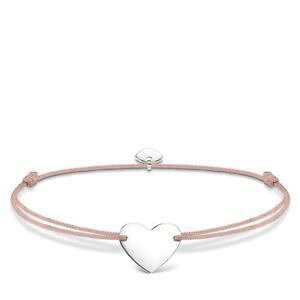 【送料無料】ブレスレット アクセサリ? トーマススターリングシルバーハートベージュブレスレットgenuine thomas sabo little secrets sterling silver heart beige bracelet ls026