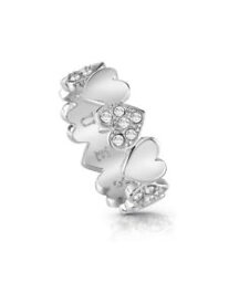 【送料無料】ブレスレット　アクセサリ—　リングブーケコレクションシルバーring guess jewelry heart bouquet collection ubr8502452 silvercrystals