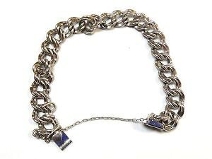 yzuXbg@ANZT?@X^[OVo[uXbgNn[gNXv_uforstner sterling silver bracelet double link, heart on clasp 6 12 free samp;hcol