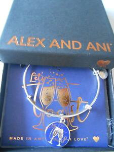 yzuXbg@ANZT?@AbNXg[XguXbgVo[alex and ani lets toast expandable bracelet shiny silver nwtbc