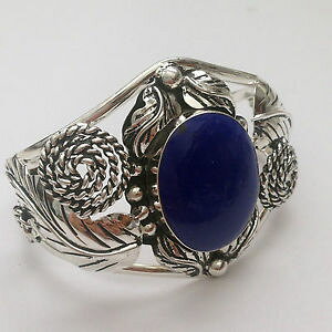 �y���������z�u���X���b�g�@�A�N�Z�T��?�@�n���h���C�h���[�v�J�t�u���X���b�gsilver plated over copper handmade feather rope one oval stone cuff bracelet