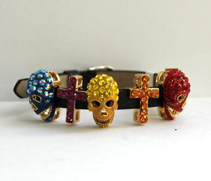 �y���������z�u���X���b�g�@�A�N�Z�T��?�@�o�g���[�E�B���\���}���`�X���[���X�J���N���X�u���X���b�gbutler and wilson multi small skull cross bracelet