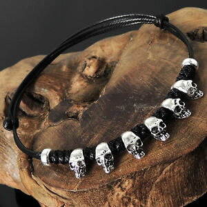 �y���������z�u���X���b�g�@�A�N�Z�T��?�@�V���{��s925�S�V�b�N�X�^�[�����Owax bracelet stringed time courage symbol s925 gothic sterling silver