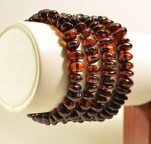 yzuXbg@ANZT?@bgogobN`F[uXbglot 4 whole natural baltic amber baroque cherry bracelet 36,1g c4490
