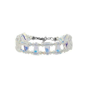 yzuXbg@ANZT?@925 QI[gXtXL[abuXbg65825925 silver geometric swarovski elements clear ab crystal bracelet 65 to 825