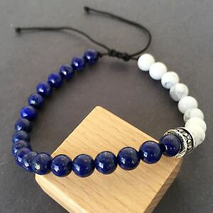 �y���������z�u���X���b�g�@�A�N�Z�T��?�@turquenite925�X�^�[�����O�N���Xzen natural braided strap turqunite white lapis 925 sterling silver cross
