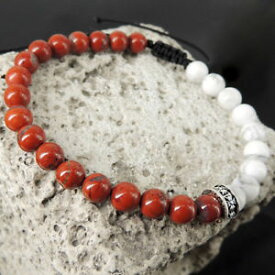 【送料無料】ブレスレット　アクセサリ—　クロブレスレットジャスパーamp;sacred cross silver adjustable bracelet braided red jasper amp;