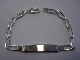 【送料無料】ブレスレット　アクセサリ—　スターリングシルバーアイデンティティブレスレットブランドsterling silver, ladies identity id bracelet, brand