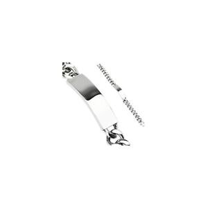 �y���������z�u���X���b�g�@�A�N�Z�T��?�@�v���[�g�����N�X�e�����Xlink bracelet stainless steel with plate