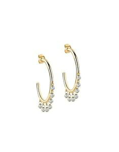 �y���������z�u���X���b�g�@�A�N�Z�T��?�@�C�������O�X�e�����X�X�`�[��earrings morellato d stainless steel and crystalssakm 55 gold