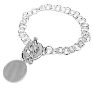 yzuXbg@ANZT?@p[\iCYEh^Oy_guXbgT[rXsterling silver personalized round tag pendant bracelet free engraving