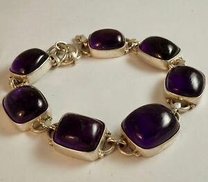 yzuXbg@ANZT?@X^[OVo[AWXguXbgsterling silver bracelet with amethyst