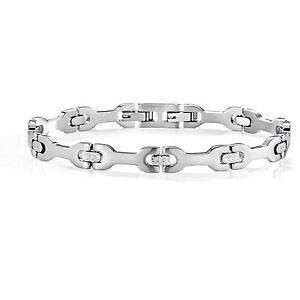 yzuXbg@ANZT?@uXbgZN^[YX`[Vo[bracelet sector mens szs26 basic jewelry polished steel adjustable silver