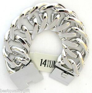 �y���������z�u���X���b�g�@�A�N�Z�T��?�@�`�F�[���J�t 14th amp; union often silver braceletmesh chain cuff