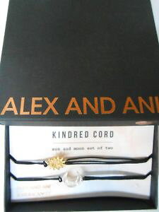 【送料無料】ブレスレット アクセサリ? アレックスキンドレッドコードサンムーンブレスレットシルバーktalex and ani kindred cord sunmoon bracelet shiny silver14kt gp nwtbc 2017